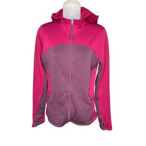 Patagonia Capilene PolarTec Fleece Hoodie Women’s S Purple Pink Jacket Full Zip